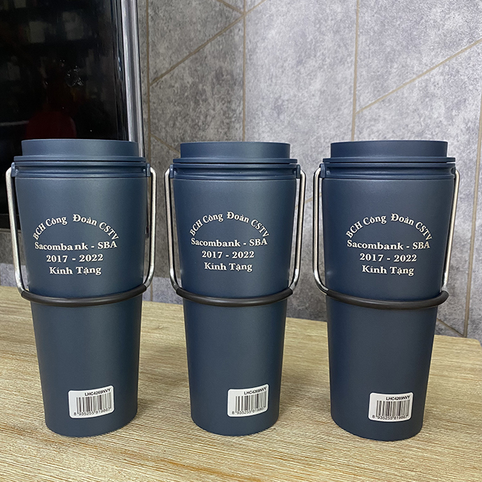 BÌNH GIỮ NHIỆT LOCK&LOCK TUMBLER 540ML KHẮC LOGO CÔNG ĐOÀN SACOMBANK