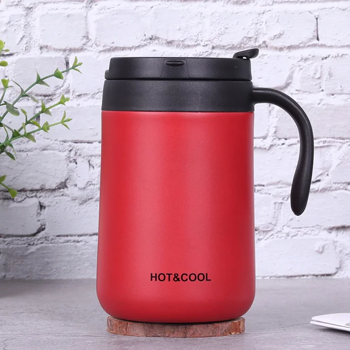 Ly Giữ Nhiệt HOT&COOL 500ml Có Tay Xách Tiện Lợi
