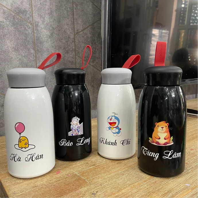 Bình Giữ Nhiệt In Logo Theo Yêu Cầu 520ml Inox 304 Cao Cấp