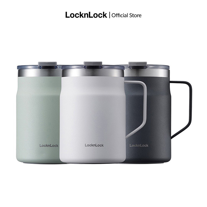 SS 10 - CỐC GIỮ NHIỆT LOCK&LOCK CAO CẤP METRO TABLE MUG 475ML - IN LOGO THEO YÊU CẦU