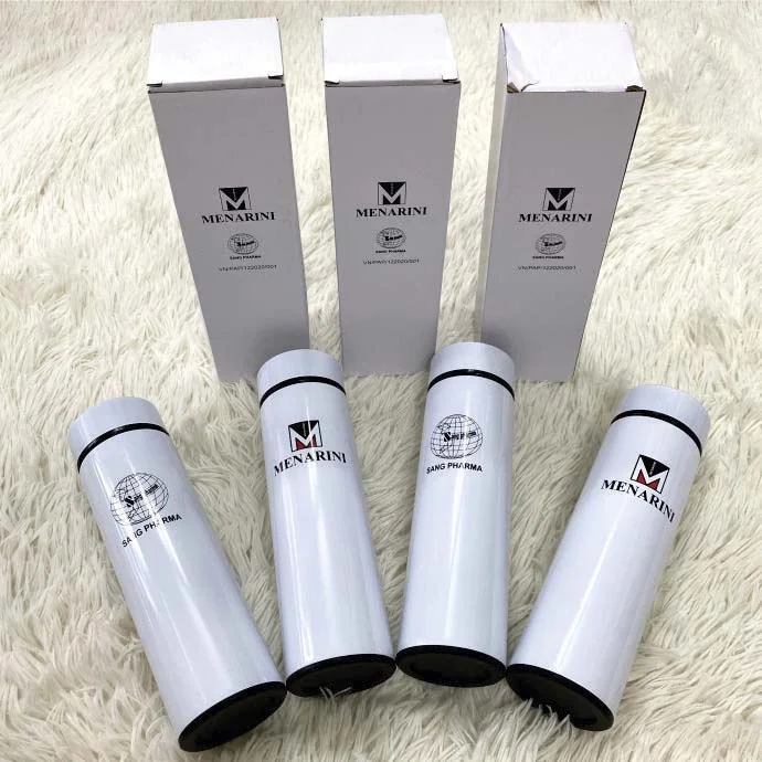 Bình Giữ Nhiệt Màu Trắng Cao Cấp – In Logo Doanh Nghiệp Theo Yêu Cầu