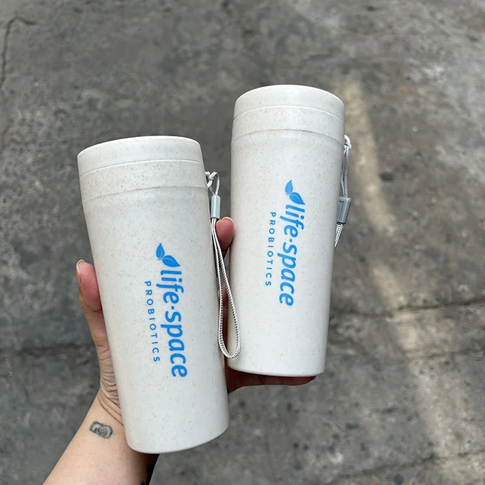 Ly Bột Lúa Mạch In Logo Theo Yêu Cầu – Ly Eco Thân Thiện Môi Trường