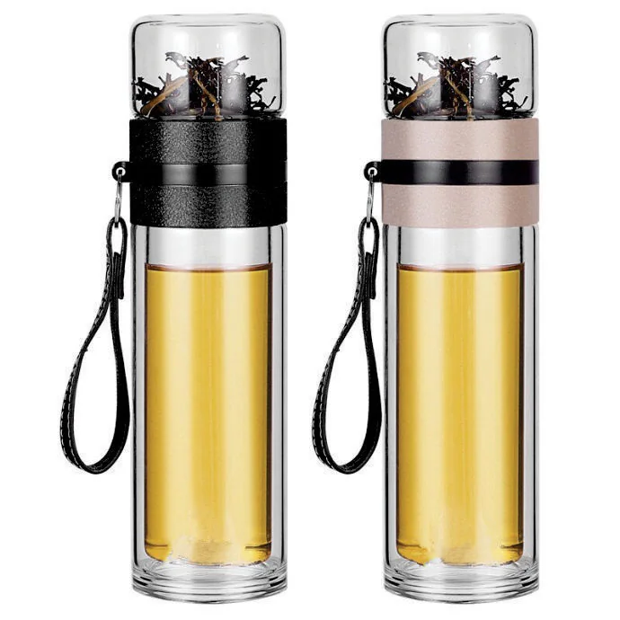 Bình Giữ Nhiệt Thủy Tinh 2 Lớp Có Lọc Trà – Quà Tặng Doanh Nghiệp Cao Cấp & Sang Trọng