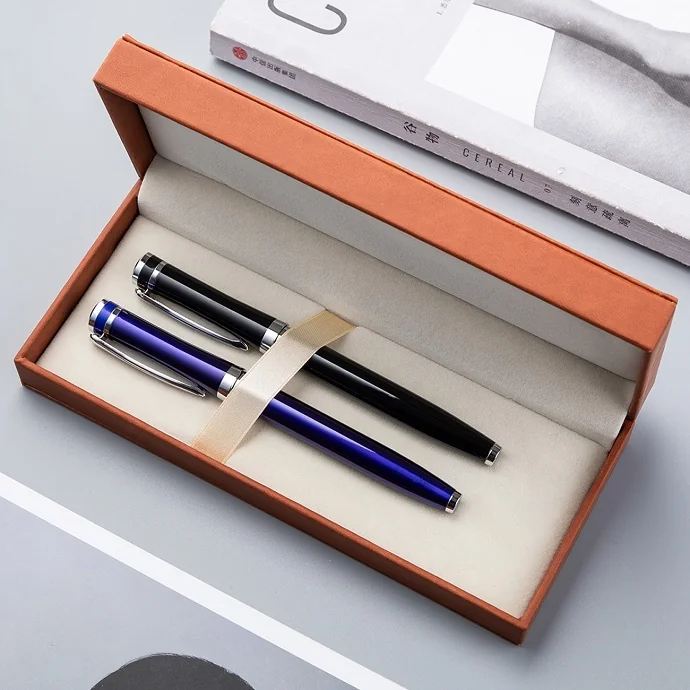 Hộp Đựng 2 Cây Bút Nắp Gập - Quà Tặng Doanh Nghiệp Cao Cấp