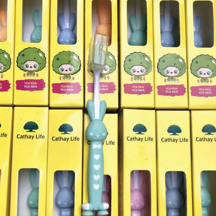 BÀN CHẢI ĐÁNH RĂNG EM BÉ CATHAY