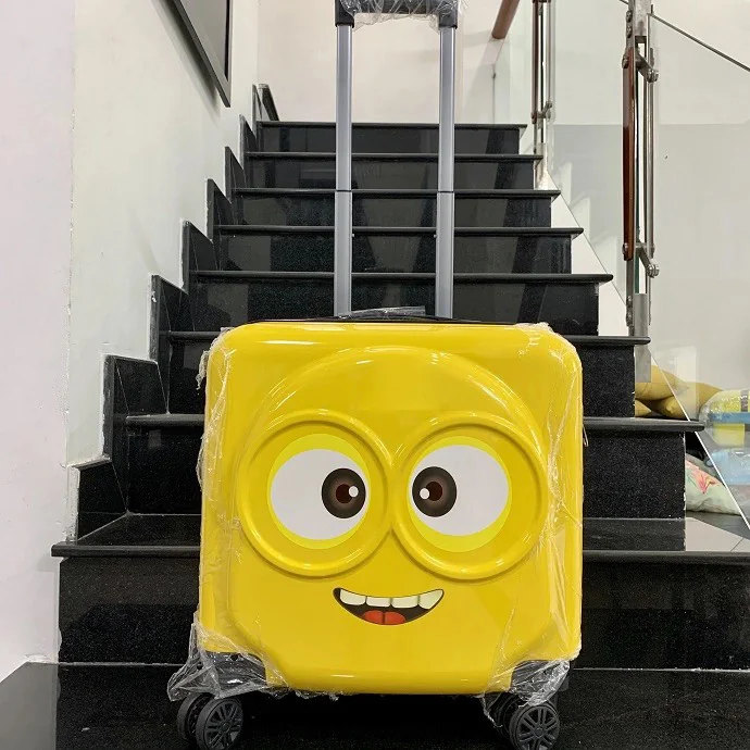 Vali Cần Kéo Minion Cao Cấp In Logo - Quà Tặng Doanh Nghiệp Độc Đáo
