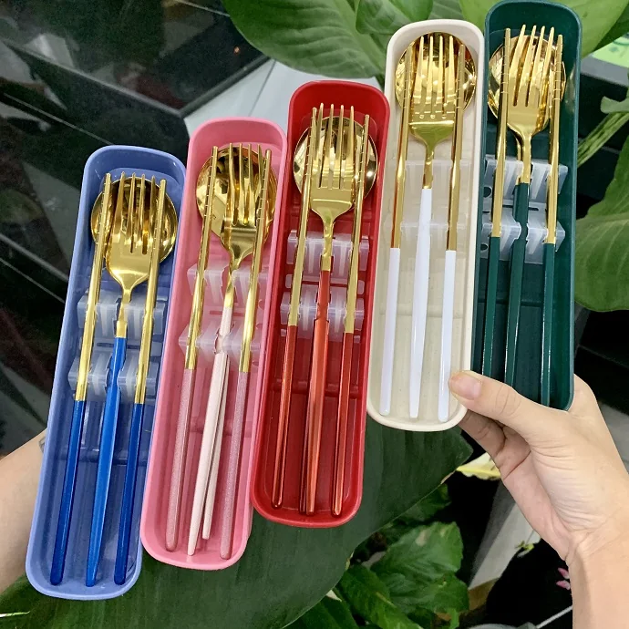 Bộ Muỗng Nĩa Đũa Inox Cao Cấp – Quà Tặng Doanh Nghiệp Sang Trọng & Tiện Dụng