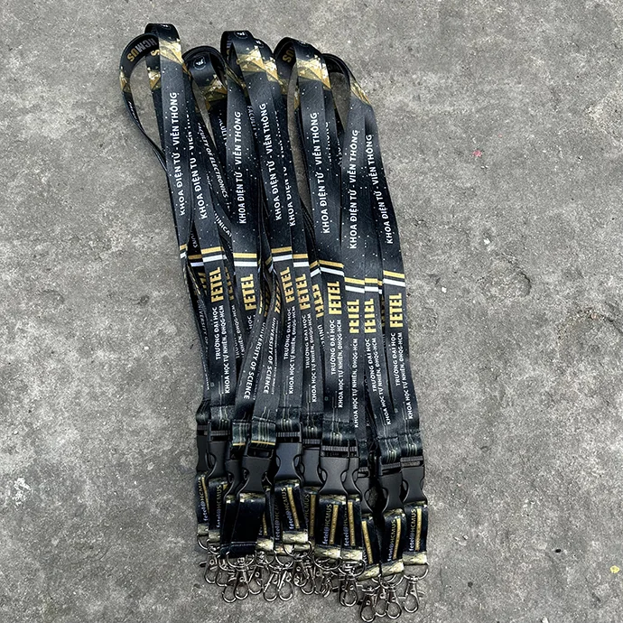 Dây Đeo Thẻ Sinh Viên In Logo FETEL - Nhận Diện Thương Hiệu Chuyên Nghiệp