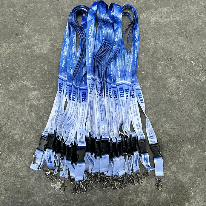 Dây đeo thẻ sinh viên in logo FETEL - Khoa Điện Tử Viễn Thông, Trường Đại học Khoa học Tự nhiên