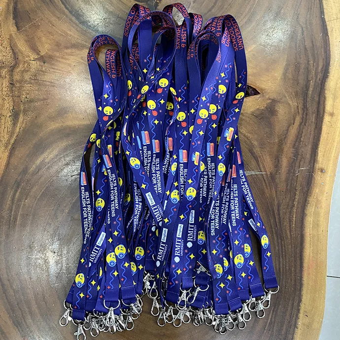 Dây Đeo Thẻ In Logo RMIT - Dây Đeo Thẻ Chất Lượng In Logo Theo Yêu Cầu