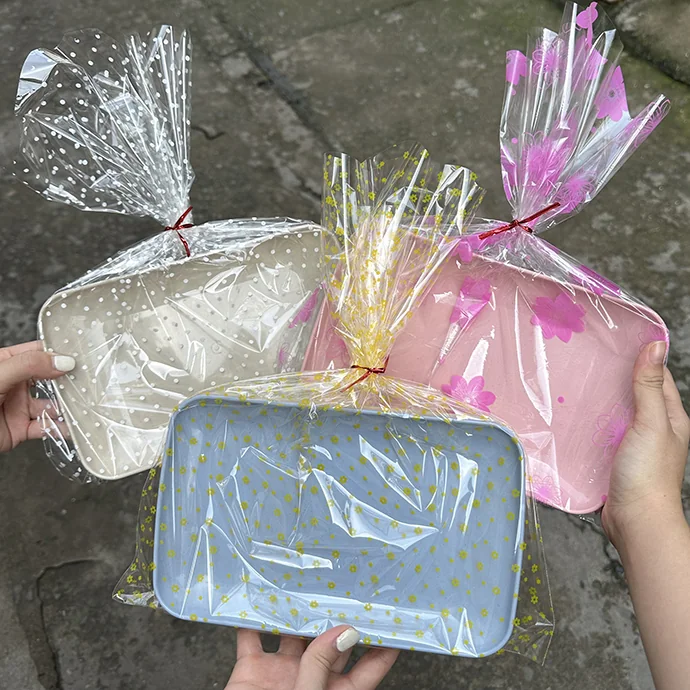 Bộ 4 Dĩa Lúa Mạch In Logo Theo Yêu Cầu – Bộ Dĩa Lúa Mạch Đẹp, Giá Sỉ