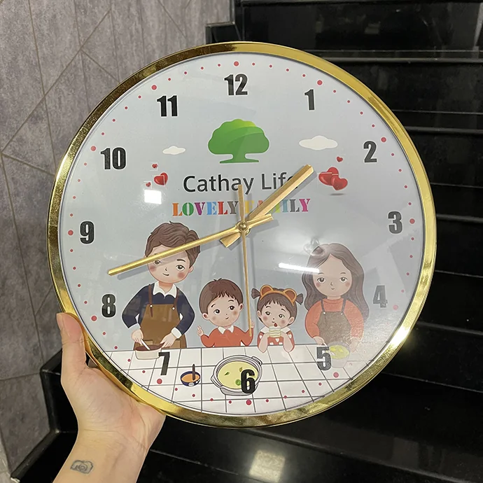 Đồng Hồ Mặt Kính Cong In Logo Theo Yêu Cầu - Giá Rẻ, Sang Trọng