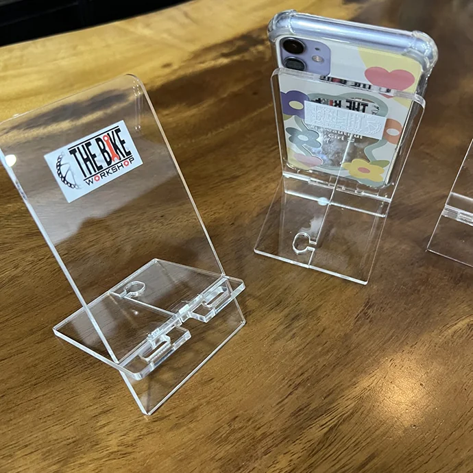 Giá Đỡ Điện Thoại Mica Gấp Gọn In Logo Theo Yêu Cầu