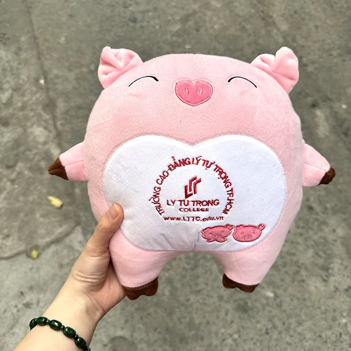 Gấu Bông Heo In Logo – Thú Nhồi Bông Quà Tặng Doanh Nghiệp