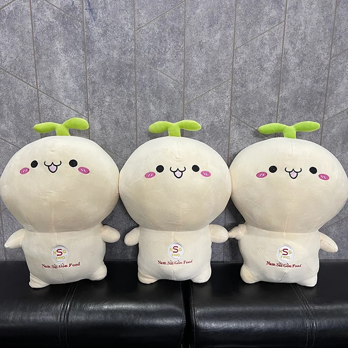 Gấu Bông Linh Vật In Logo Doanh Nghiệp Theo Yêu Cầu