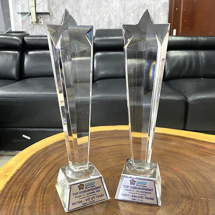 Cúp Pha Lê Vinh Danh – Quà Tặng Doanh Nghiệp Cao Cấp, Sang Trọng Và Ý Nghĩa