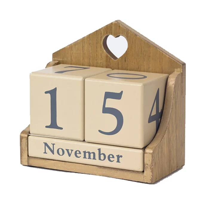 Lịch Gỗ Để Bàn Dễ Thương – Lịch Gỗ Tre Mini Trang Trí Bàn Làm Việc