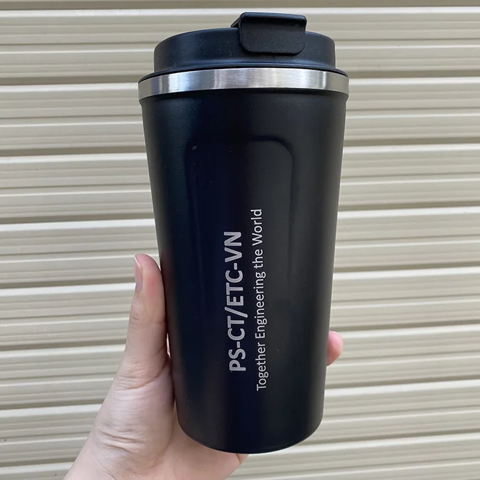 Bình Giữ Nhiệt 350ml In Logo Doanh Nghiệp – Ly Inox 304 Quà Tặng