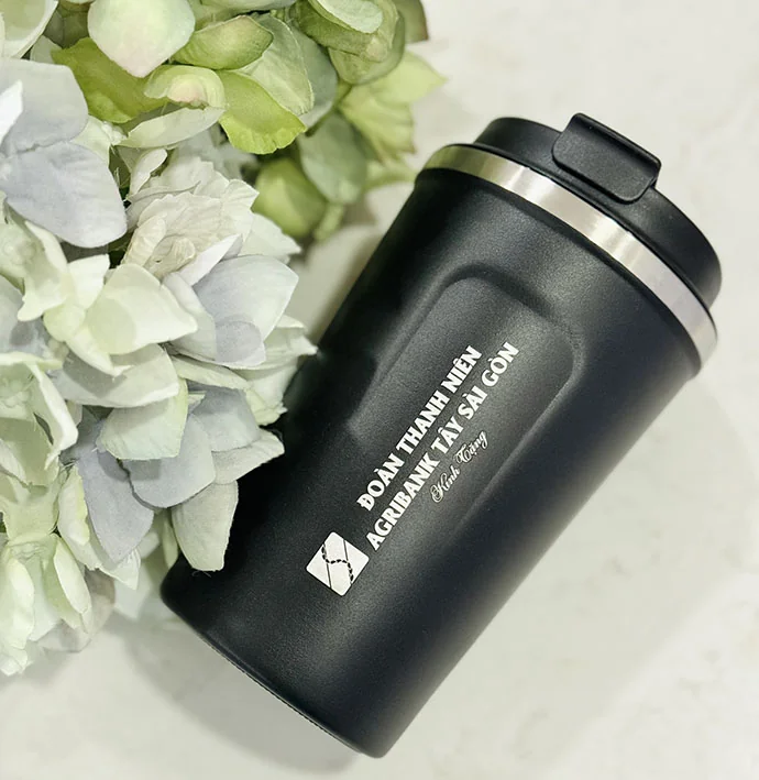 Ly Giữ Nhiệt Coffee Khắc Logo Theo Yêu Cầu – Ly Inox 304 Cá Nhân Hóa Cao Cấp
