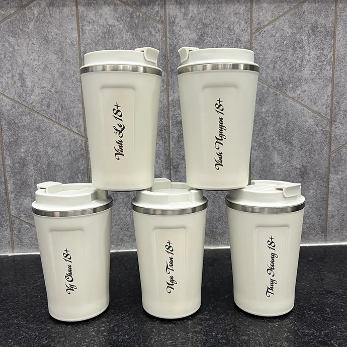 Ly Giữ Nhiệt Inox 304 380–500ml – Cốc Giữ Nhiệt Nhiều Màu, In Logo Theo Yêu Cầu