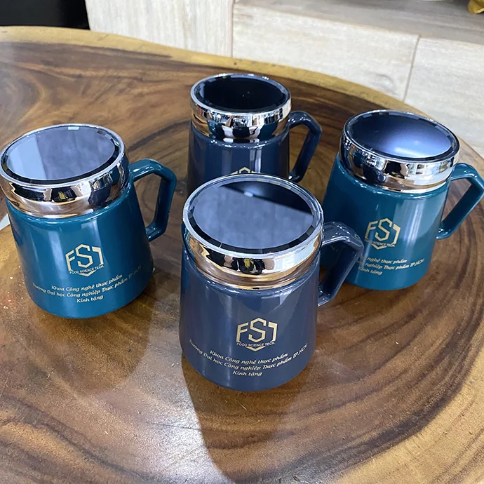 Cốc Sứ Có Nắp Vặn 400ml In Logo Theo Yêu Cầu – Ly Sứ Văn Phòng Giữ Nóng, Quà Tặng Doanh Nghiệp