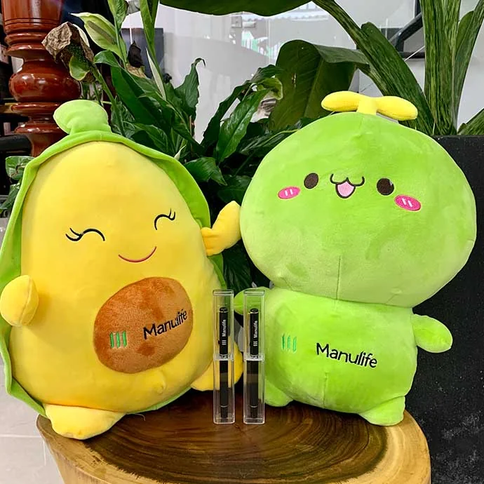Gấu Bông Trái Cây In Logo Theo Yêu Cầu – Quà Tặng Doanh Nghiệp Dễ Thương