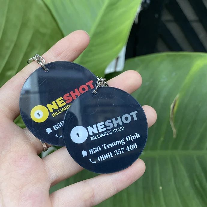 Chìa Khóa Nhựa Mica In Logo Tùy Chỉnh - Quà Tặng Doanh Nghiệp, Quảng Bá Thương Hiệu