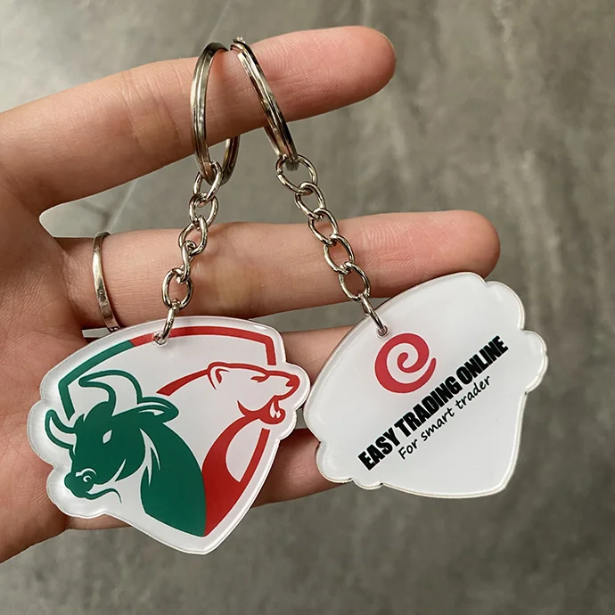 Móc Khóa Mica In Logo Theo Yêu Cầu – Quà Tặng Doanh Nghiệp Giá Rẻ