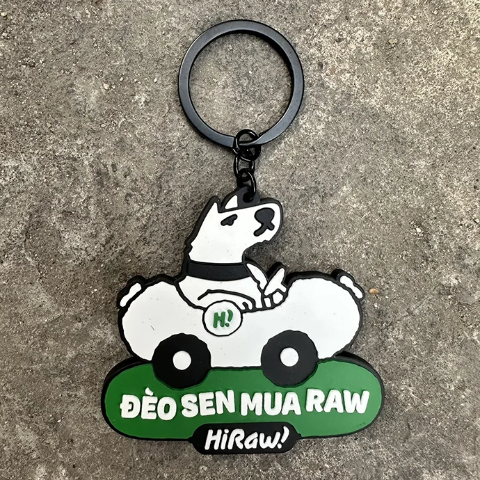 Móc Khóa Cao Su PVC In Logo – Móc Khóa Quảng Cáo Theo Yêu Cầu