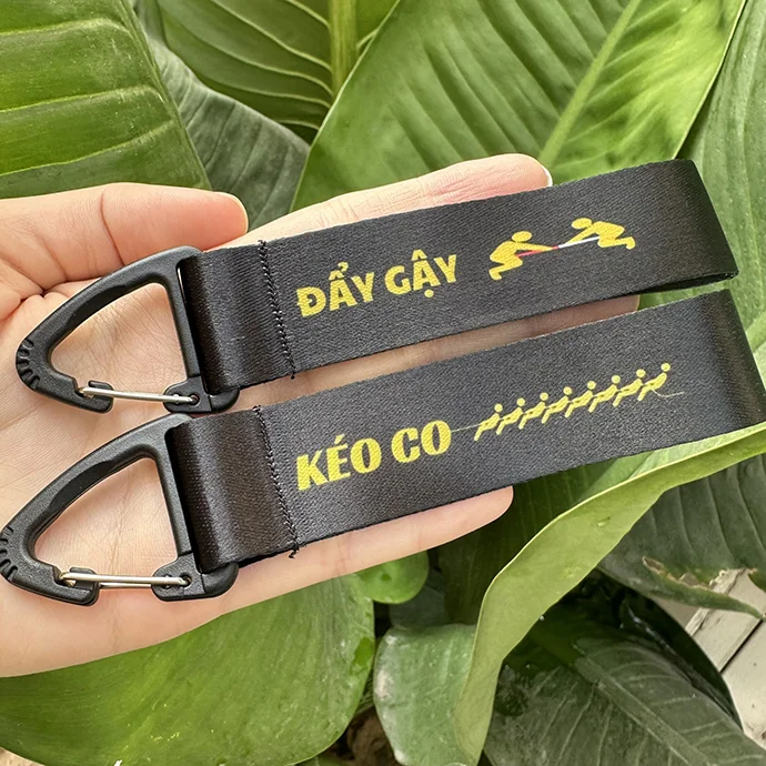 Móc Khóa Dây Vải In Logo Theo Yêu Cầu – Móc Khóa Quảng Cáo Giá Rẻ