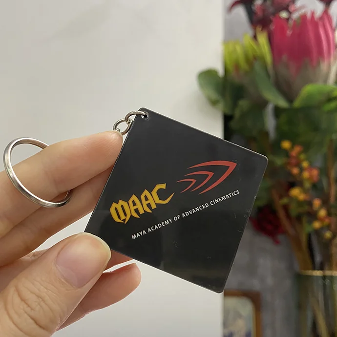 Móc Khóa Mica In Logo Theo Yêu Cầu – Keychain Quảng Cáo Doanh Nghiệp Giá Rẻ