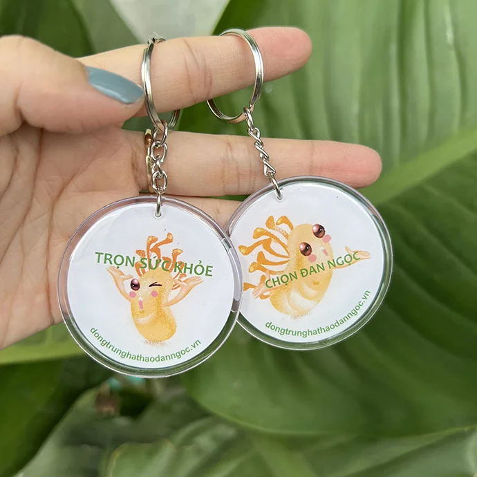 Móc Khóa Mica In Logo Theo Yêu Cầu – Móc Khóa Mica Quà Tặng Doanh Nghiệp