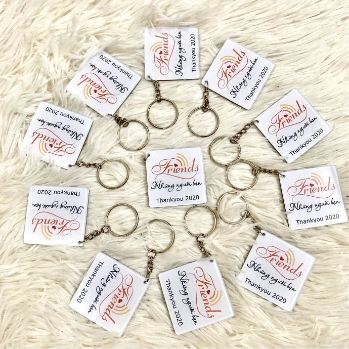 Móc Khóa Mica In Logo Doanh Nghiệp – Quà Tặng Sự Kiện Giá Tốt