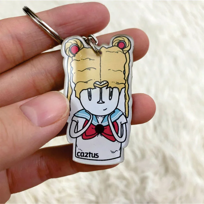 Móc Khóa Mica Hình Nhân Vật Dễ Thương – Móc Khóa Hoạt Hình In Theo Yêu Cầu