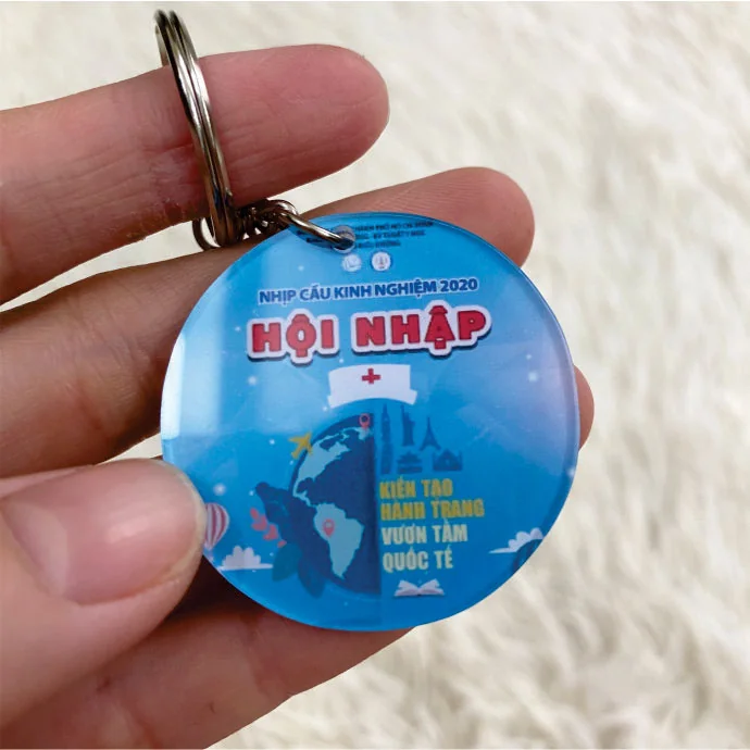 Móc Khóa Mica Tròn In Hình Sự Kiện – Móc Khóa Hội Nhập Theo Yêu Cầu