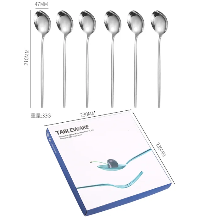 Set 6 Muỗng Inox Cao Cấp – Quà Tặng Tiện Dụng