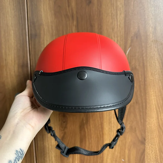 Mũ Bảo Hiểm Nửa Đầu In Logo Doanh Nghiệp – Quà Tặng Theo Yêu Cầu