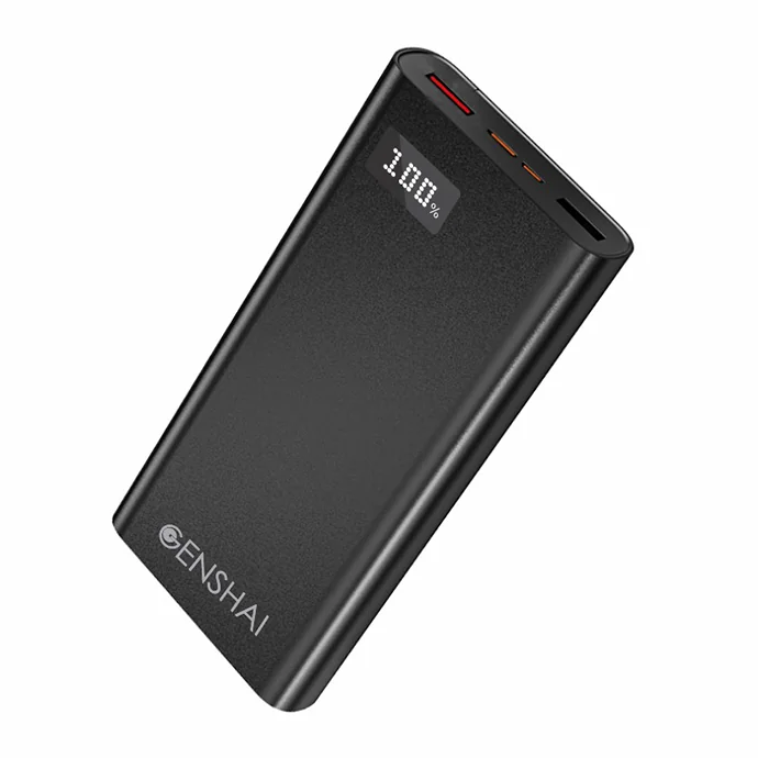 PIN SẠC DỰ PHÒNG GENSHAI GP-01PD 10.000MAH MÀN HÌNH LED VỎ NHÔM IN LOGO THEO YÊU CẦU