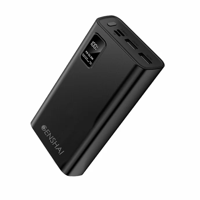 PIN SẠC DỰ PHÒNG GENSHAI GP-33 20.000MAH MÀN HÌNH LED CHÍNH HÃNG IN LOGO