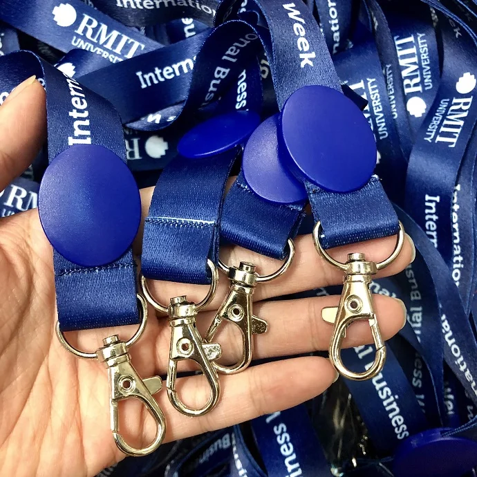 Dây Đeo Thẻ Satin Nhiều Màu Sang Trọng – In Logo Quảng Cáo