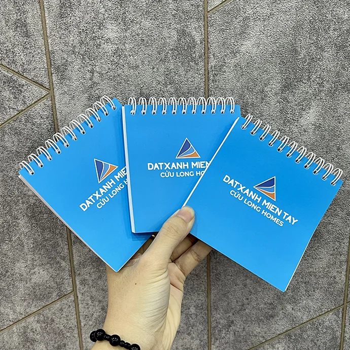 Sổ Tay Lò Xo In Logo Doanh Nghiệp - Sổ Tùy Chỉnh, Quà Tặng Doanh Nghiệp, In Ấn Theo Yêu Cầu