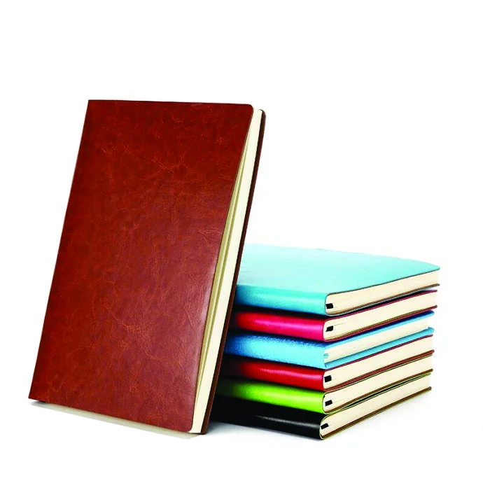 Sổ Tay Bìa Da Mềm Cao Cấp Nhiều Màu – Sổ Ghi Chép In Logo Doanh Nghiệp