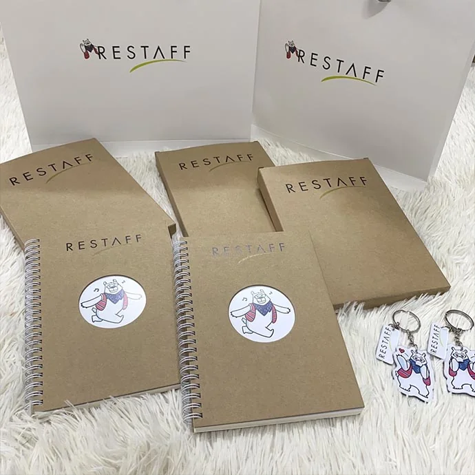 Bộ Sổ Tay Văn Phòng & Móc Khóa Quà Tặng – In Thương Hiệu Theo Yêu Cầu