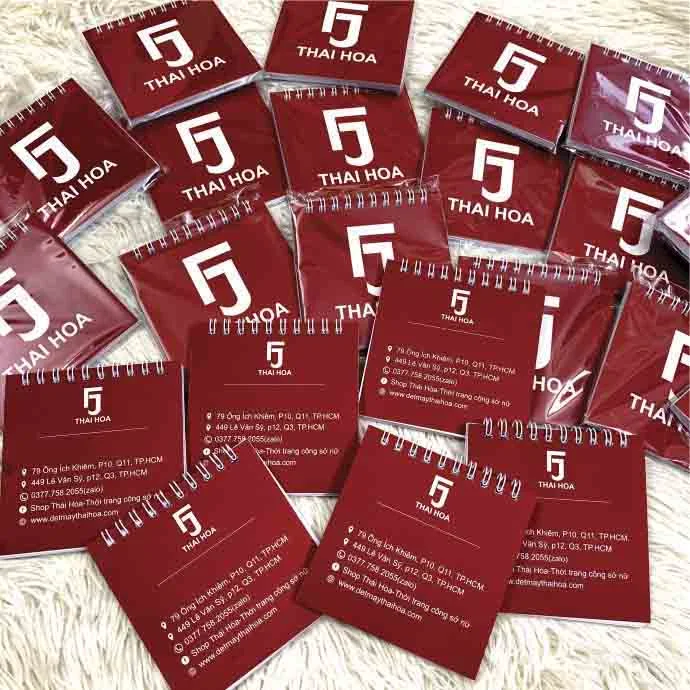 Sổ Tay Lò Xo Mini In Logo Doanh Nghiệp – Quà Tặng Thương Hiệu Tiện Dụng