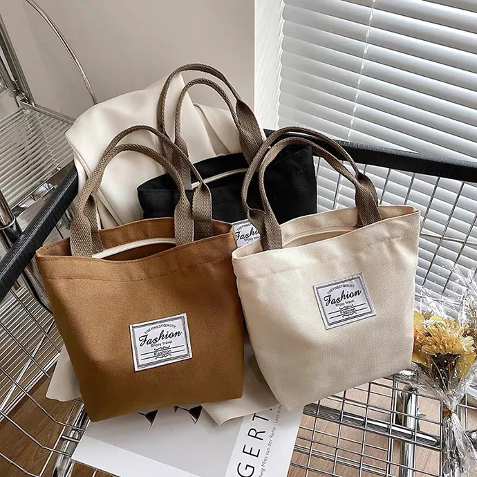 Túi Canvas Xách Tay Nhỏ Gọn - In Logo Theo Yêu Cầu | Giá Tốt