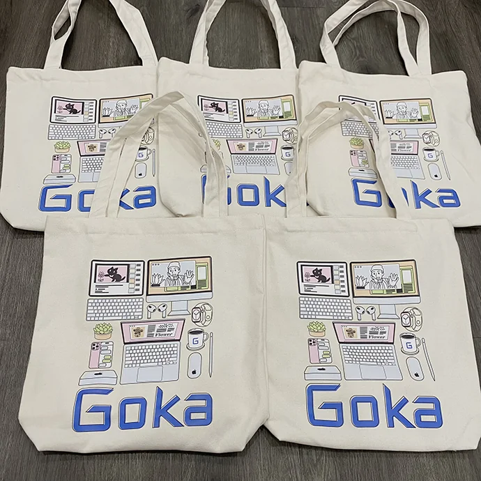 Túi Canvas In Chuyển Nhiệt Goka - Công Nghệ In Sắc Nét, Bền Đẹp
