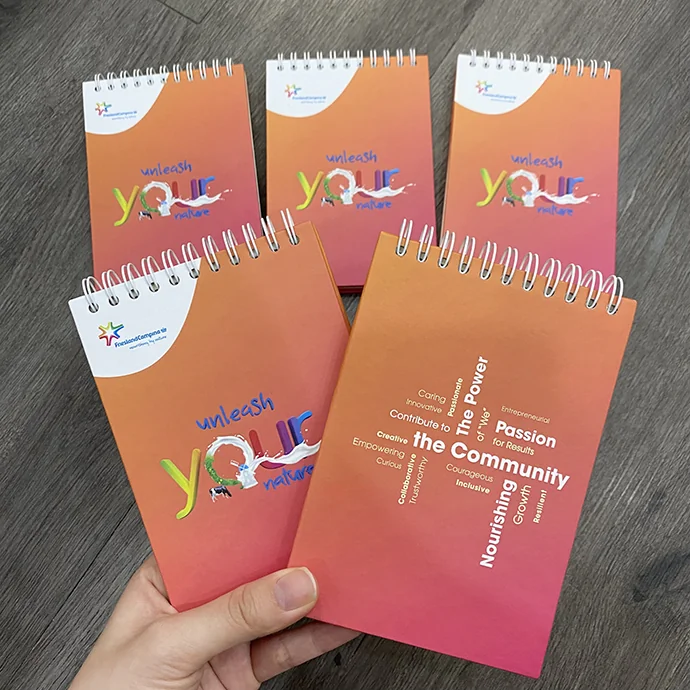 Sổ Tay Lò Xo In Logo Your - Sổ Tay Tùy Chỉnh, Quà Tặng Doanh Nghiệp, Món Quà Ý