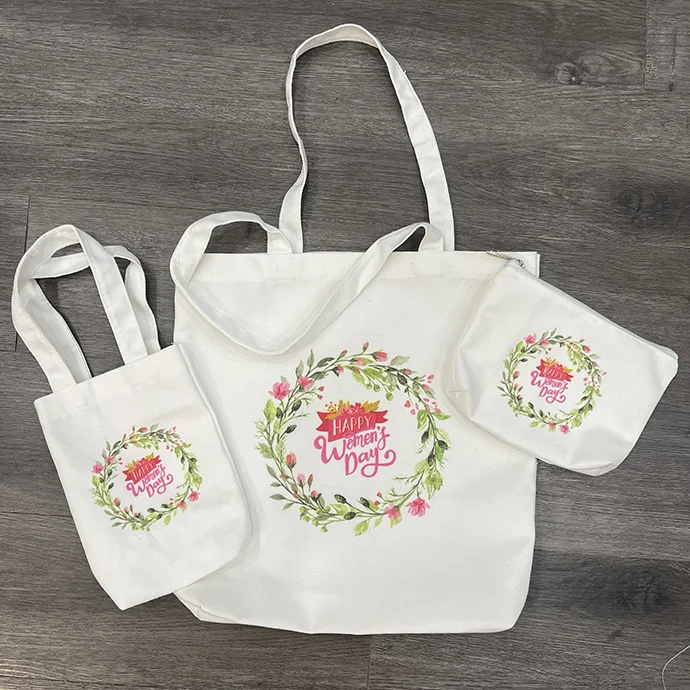 Túi Vải Canvas Đựng Muỗng Đũa Cá Nhân - In Logo Theo Yêu Cầu