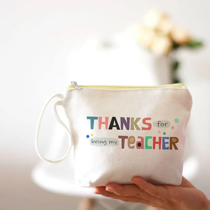 Túi Canvas Mini - Túi Canvas Đựng Đồ Trang Điểm In & Thêu Logo Theo Yêu Cầu