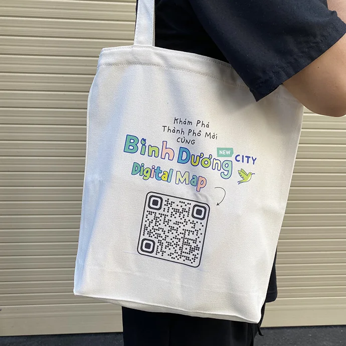 Túi Vải Canvas In Logo Hai Mặt - Túi Vải Canvas In Logo Theo Yêu Cầu
